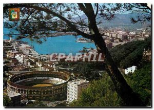 Postcard Modern Malaga partial view