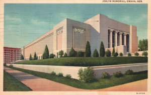 Vintage Postcard 1937 Joslyn Memorial Omaha Neb. Nebraska