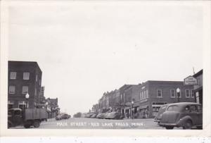 Minnesota Red Lake Falls Business Section 1947 Real Photo