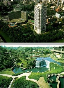 2~4X6 Postcards  Chiyoda-Ku, Tokyo Japan  NEW OTANI HOTEL~TOWER & GARDEN VIEW