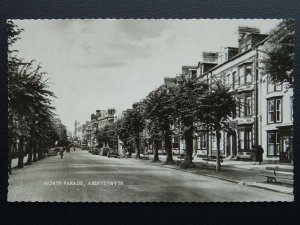 Wales ABERYSTWTH North Parade c1948 Old RP Postcard by Valentine