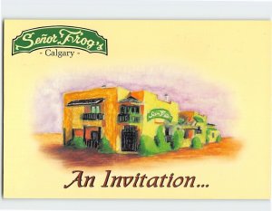 Postcard An Invitation..., Señor Frog's, Calgary, Canada