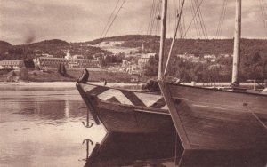 TADOUSSAC, Quebec, Canada PU-1954; Saguenay Schooners At Anchor, French Province