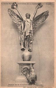 Vintage Postcard 1910's Pantheon De La Guerre Statue de la Victoire France FR