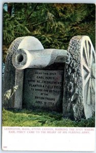 M-41926 Stone Cannon Lexington Massachusetts