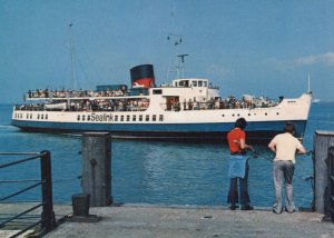 Shipping Postcard -The Sealink Passenger Ferry Arriving at Ryde Pier Head RR9703