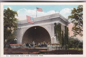 Minnesota Rochester Public Park Band Stand Curteich