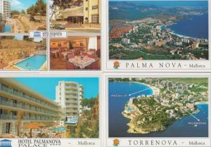 Hotel Palmanova Palace Map Terrenova 4x Mallorca Postcard s