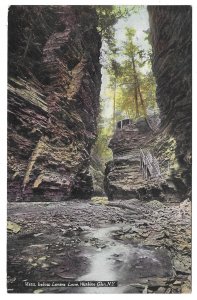 Vista, Below Lovers Lane, Watkins Glen, New York Unused Postcard