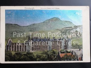 c1905 - Edinburgh, Holyrood Palace and Abbey - silver tone image