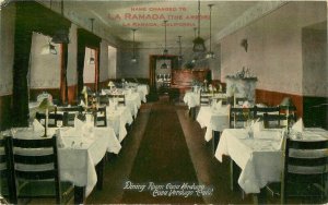 La Ramada The Arbor Restaurant C-1905 Glendale California Postcard Pacific 6000
