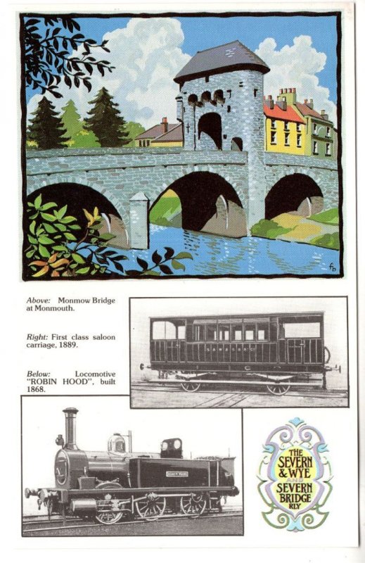 Monmow Bridge, First Class Saloon, Robin Hood, Railway Trains