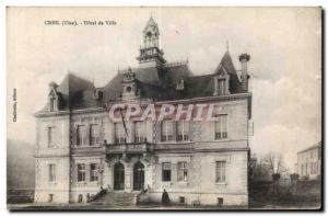 Old Postcard Creil (Oise) City Hotel