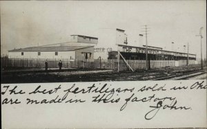 East Columbus OH Cancel Independent Packers Fertilizer Co c1910 RPPC