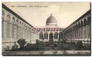 Postcard Old Pisa Camposanto Area Interna G Pisano