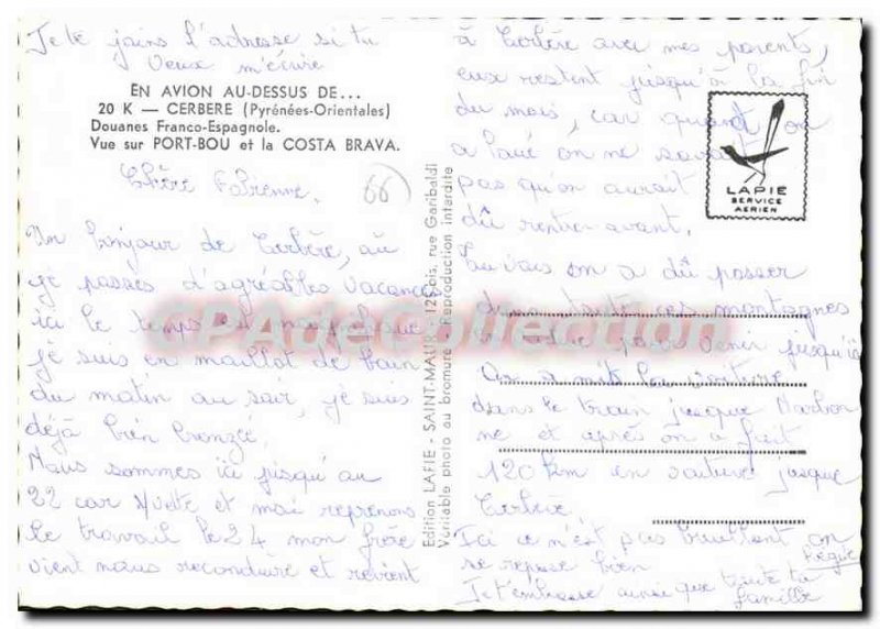Postcard Modern Cerberus Vue Generale Customs PORT-BOU COSTA BRAVA
