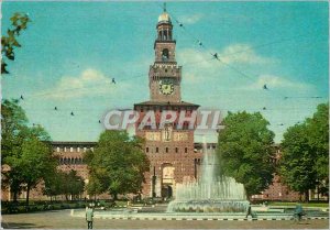 Modern Postcard Milano Sforza Castle