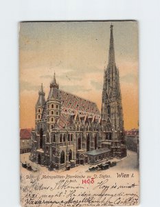 Postcard Dom u. Metropolitan Pfarrkiche zu St. Stefan Vienna Austria