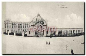 Old Postcard Ostend Palace Hotel