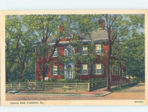 Unused Linen HISTORIC HOME Frankfort Kentucky KY d0713