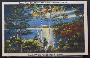 Saugerties, NY - Scene near Felten's Pavilion - 1938