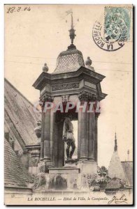 Old Postcard La Rochelle City Hall The campanile