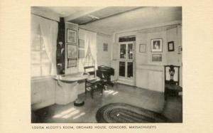 MA - Concord. Orchard House, Louisa May Alcott's Room