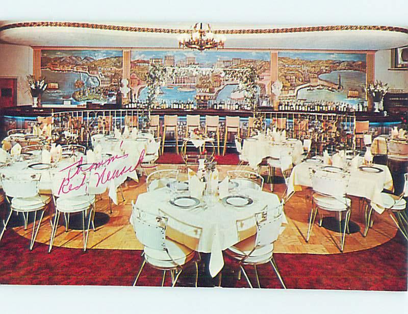 Writing On Front Pre-1980 THOMM'S RESTAURANT Newark New Jersey NJ M9961