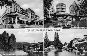 BG7280 gruss aus bad kreuznach boat multi views   germany CPSM 14x9cm