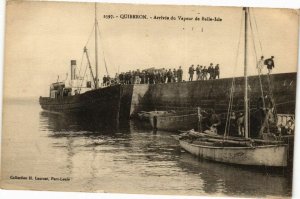 CPA QUIBERON - Arrivée du Vapeur de BELLE-ISLE (209777)