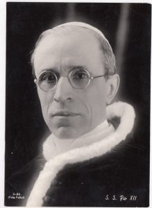 Pio XII, Pope Pius XII, unused real photo, vera fotografia, Postcard