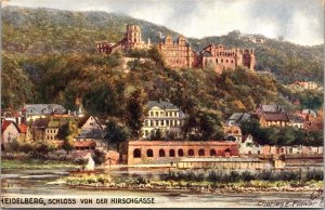 Heidelberg Castle, Tucks 7641 Heidelberg Germany Vintage Postcard V56