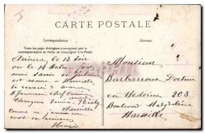 Old Postcard Le Havre In Children Cliffs