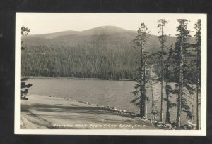 RPPC GOLIATH PEAK FROM ECHO LAKE COLORADO VINTAGE REAL PHOTO POSTCARD