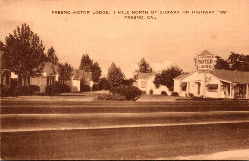 California Fresno The Fresno Motor Lodge