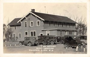 RPPC Dr. Ortman Hotel Hospital, Canistota, South Dakota c1930s Vintage Postcard