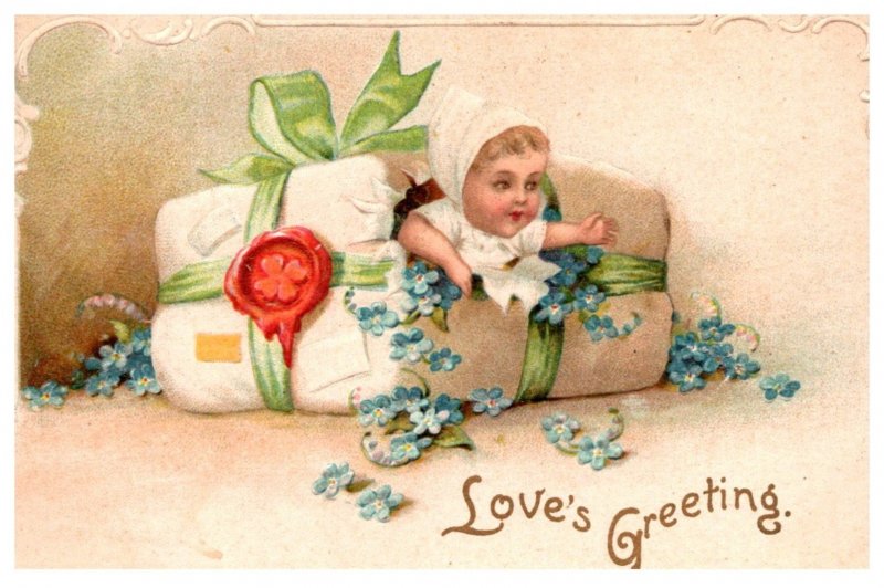 Children , Valentine , Baby girl , Love's Greeting