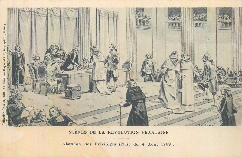 France history scenes from the French revolution illustrator P. Mejanel 1900 