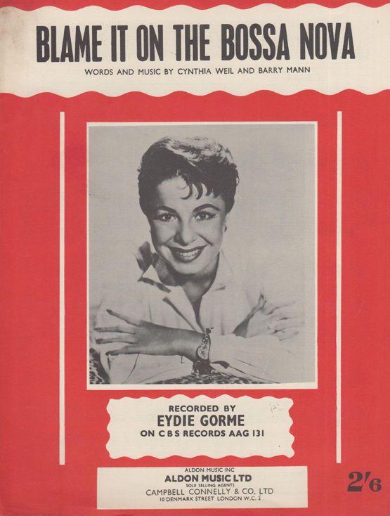 Blame It On The Bossa Nova Eydie Gorme Piano Sheet Music