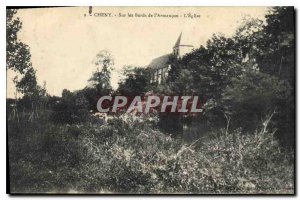 Postcard Old Cheny Syr Edges of The Church Armancon