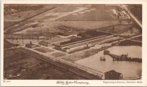 Ford Motor Company Engineering Lab Dearborn MI Michigan Aerial Postcard D82