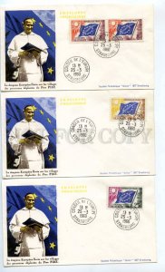 419235 FRANCE Council of Europe 1960 year Strasbourg European Parliament COVERS