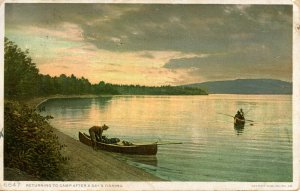 Returning to Camp after a day's fishing