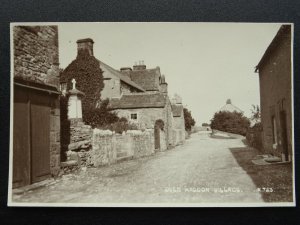 Derbyshire Bakewell OVER HADDON Main Street & Memorial - Old RP Postcard