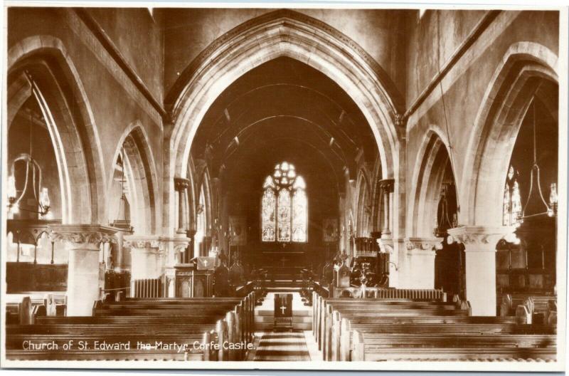 Church of St. Edward the Martyr, Corfe Castle - interior view