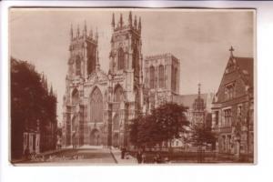 Real Photo, York Minster, SW, England, Used 1925