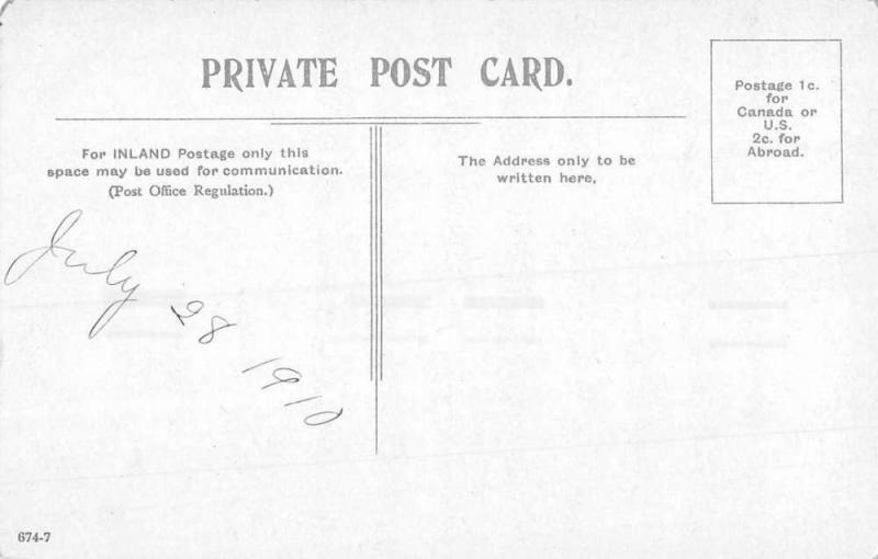 Windsor Canada Curry Hall Armouries Antique Postcard K99061