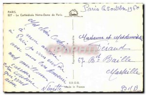 Postcard Old Paris La Cathedrale Notre Dame de Paris