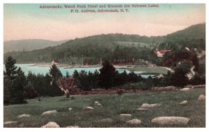 New York Adirondocks, Watch Rock Hotel  on SChroon Lake