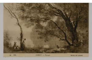 France - Paris. The Louvre, Paysage Corot